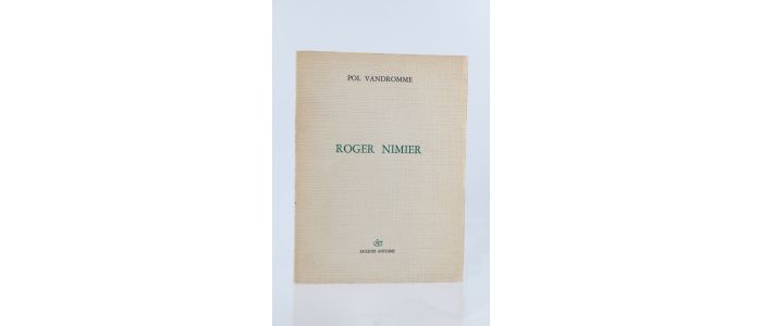 VANDROMME : Roger Nimier - Prima edizione - Edition-Originale.com