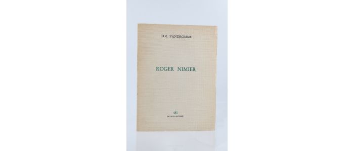 VANDROMME : Roger Nimier - Edition Originale - Edition-Originale.com