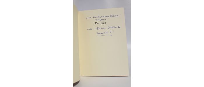 VARGAFTIG : De face - Libro autografato, Prima edizione - Edition-Originale.com
