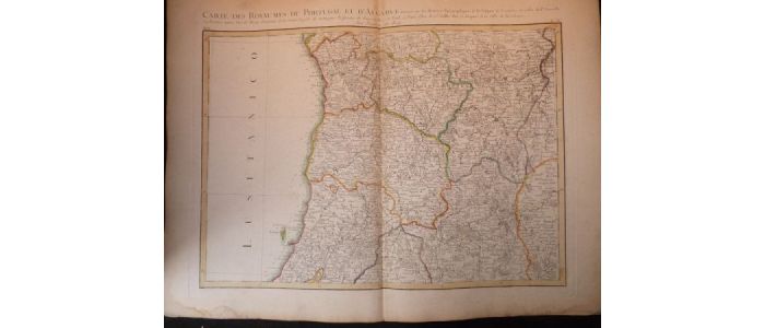 Carte des royaumes de Portugal et d'Algarve - First edition - Edition-Originale.com