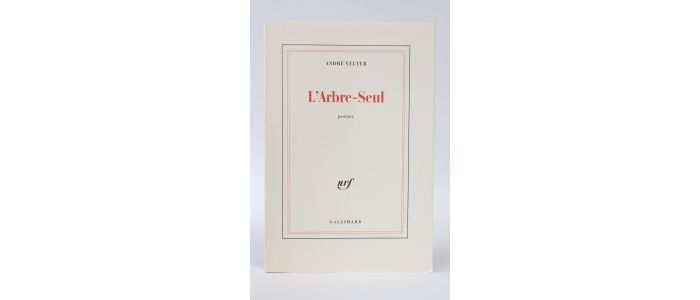 VELTER : L'arbre-seul - First edition - Edition-Originale.com