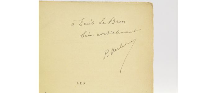 VERLAINE : Les mémoires d'un veuf - Signed book, First edition - Edition-Originale.com