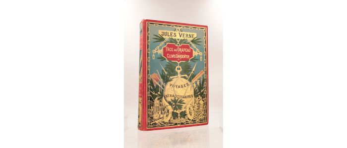 VERNE : Face au drapeau. Clovis Dardentor - First edition - Edition-Originale.com