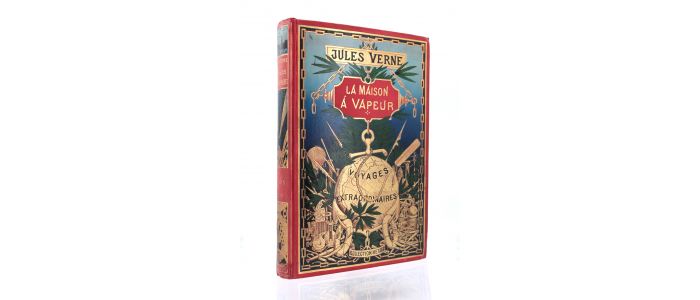 VERNE : La maison à vapeur. Voyage à travers l'Inde Septentrionale - Erste Ausgabe - Edition-Originale.com