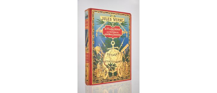 VERNE : Le Village aérien. Les Histoires de Jean-Marie Cabidoulin - Erste Ausgabe - Edition-Originale.com