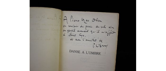 VERY : Danse à l'ombre - Signed book, First edition - Edition-Originale.com