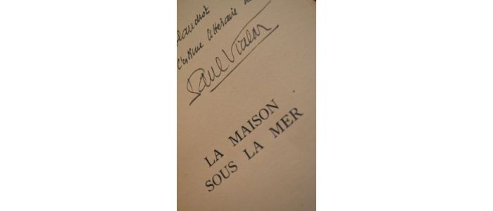 VIALAR : La maison sous la mer - Autographe, Edition Originale - Edition-Originale.com