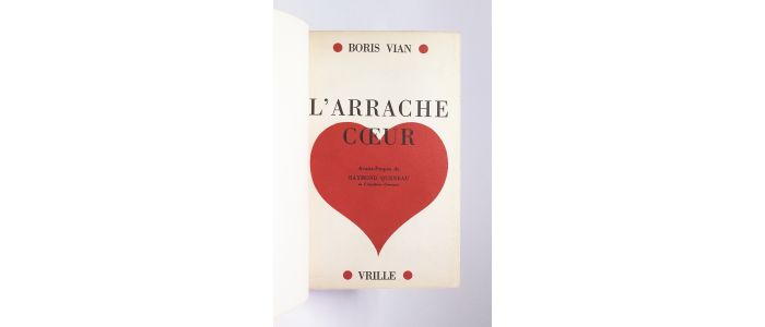 VIAN : L'arrache-coeur - First edition - Edition-Originale.com