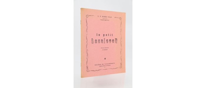 VIAN : Le petit Lauriston - Edition Originale - Edition-Originale.com