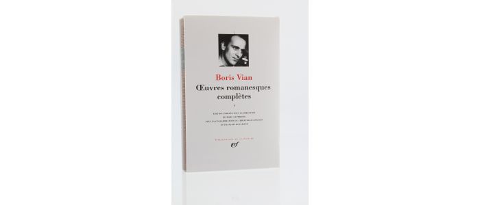 VIAN : Oeuvres romanesques complètes. Tome 1 - Edition-Originale.com