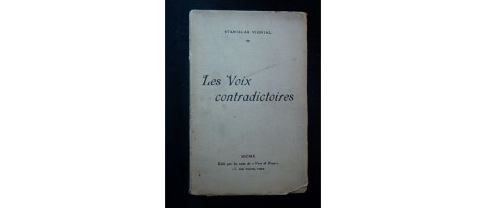 VIGNIAL : Les voix contradictoires - Prima edizione - Edition-Originale.com