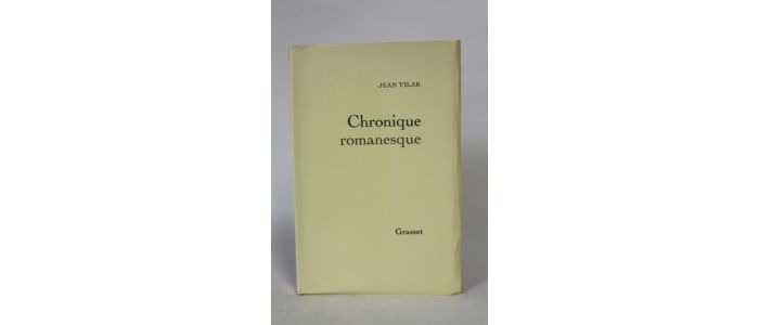 VILAR : Chronique romanesque - Prima edizione - Edition-Originale.com