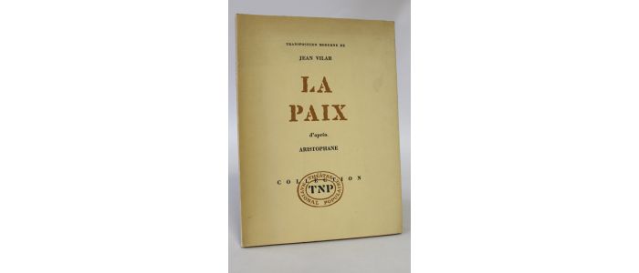 VILAR : La paix - First edition - Edition-Originale.com