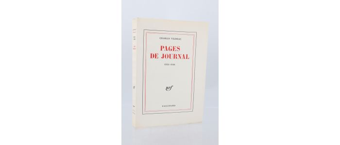 VILDRAC : Pages de journal - First edition - Edition-Originale.com