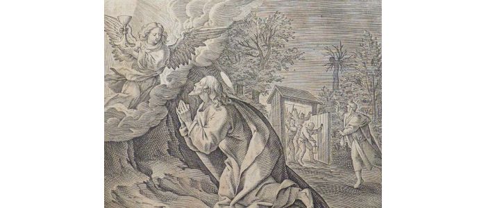 (L'arrestation de Jésus). Gravure originale du XVIIe siècle - First edition - Edition-Originale.com