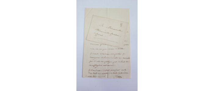VIVANT DENON : Lettre autographe signée à Caroline de Corval  - Signiert, Erste Ausgabe - Edition-Originale.com