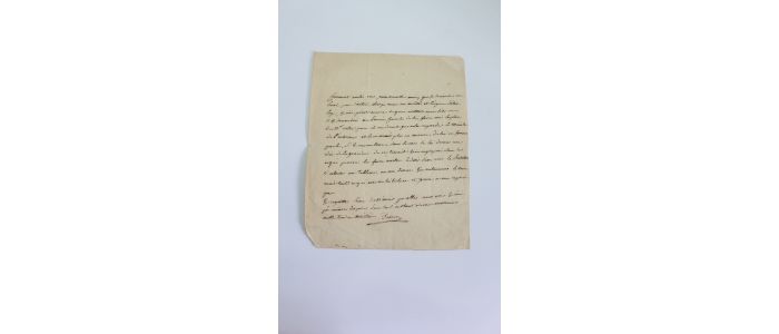 VIVANT DENON : Lettre autographe signée à Madame La Grange - Signiert, Erste Ausgabe - Edition-Originale.com