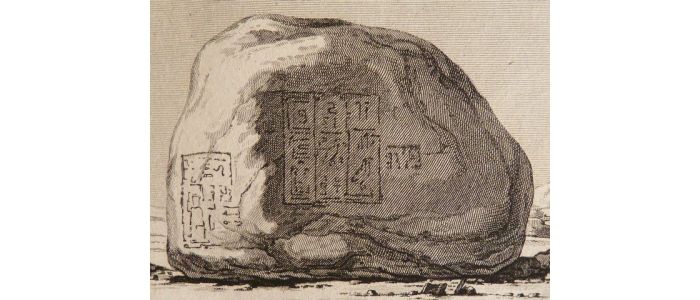 Voyage dans la Basse et Haute Egypte : 1.Bloc de granit. 2. Rochers de granit. (Planche 67).<br /> - Prima edizione - Edition-Originale.com