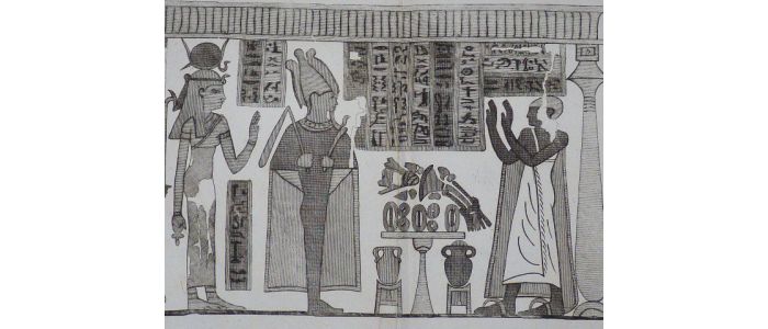 Voyage dans la Basse et Haute Egypte : Manuscrit trouvé dans l'enveloppe d'une momie. (Planche 136).<br /> - First edition - Edition-Originale.com