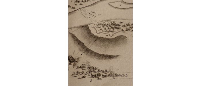 Voyage dans la Basse et Haute Egypte : Plan de la bataille des pyramides. (Planche 11).<br /> - First edition - Edition-Originale.com