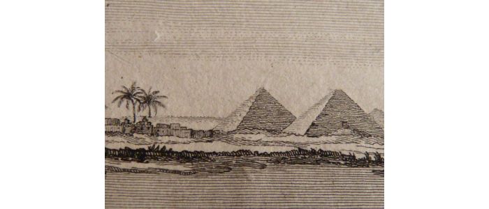 Voyage dans la Basse et Haute Egypte : Vues des Pyramides de Djyzéh. (Planche 19).<br /> - First edition - Edition-Originale.com