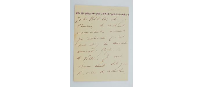 VIVIEN : Lettre autographe adressée à Natalie Clifford Barney : 