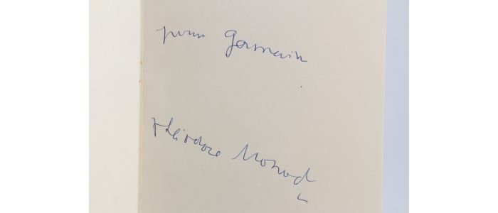 VRAY : Monsieur Monod - Signed book, First edition - Edition-Originale.com