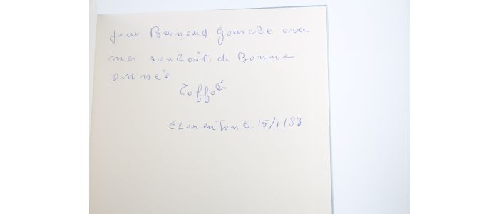 VRINAT : Toffoli - Autographe, Edition Originale - Edition-Originale.com