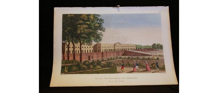 Vue d'optique - Vue du château royal de Compiègne - Erste Ausgabe - Edition-Originale.com