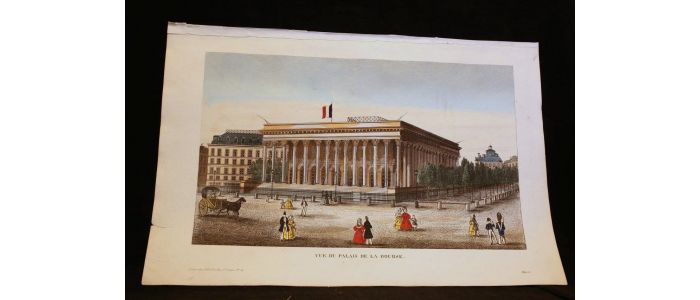 Vue d'optique - Vue du Palais de la Bourse - First edition - Edition-Originale.com