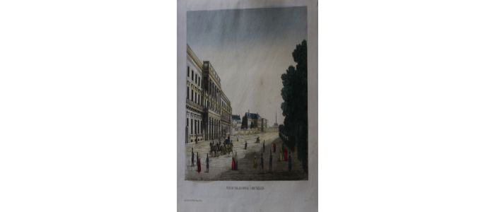 Vue d'optique - Vue du palais royal à Bruxelles.  - Erste Ausgabe - Edition-Originale.com