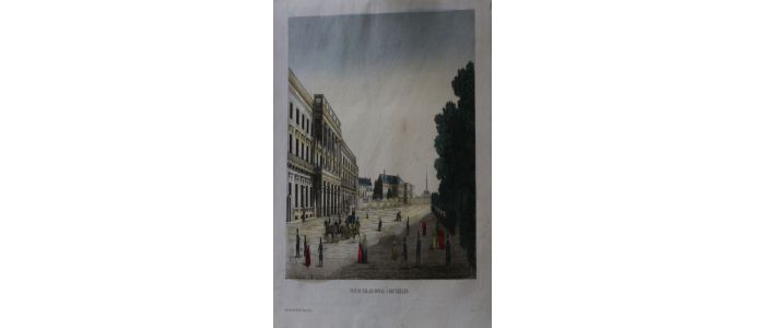 Vue d'optique - Vue du palais royal à Bruxelles.  - Prima edizione - Edition-Originale.com