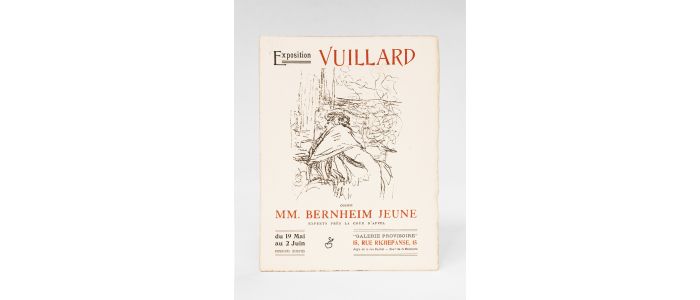 VUILLARD : Catalogue-carton d'invitation à l'Exposition Vuillard - Erste Ausgabe - Edition-Originale.com