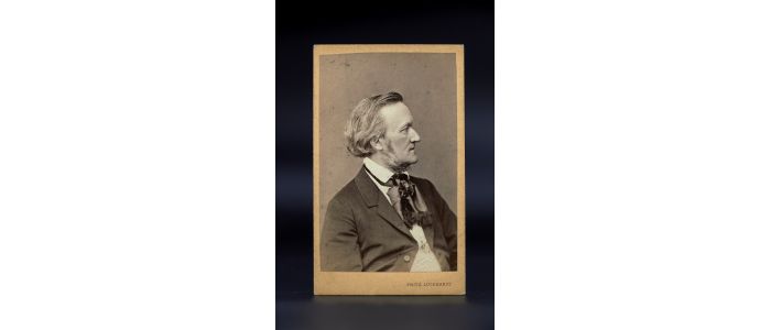 WAGNER : [PHOTOGRAPHIE] Portrait photographique de Richard Wagner - Edition Originale - Edition-Originale.com