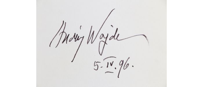 WAJDA : Wajda - Entretiens avec Jean-Luc Douin - Libro autografato, Prima edizione - Edition-Originale.com