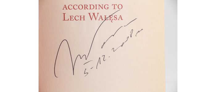 WALESA : Gdansk according to Lech Walesa - Signiert, Erste Ausgabe - Edition-Originale.com