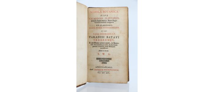 WARTON : Schola botanica sive catalogus plantarum - Edition-Originale.com