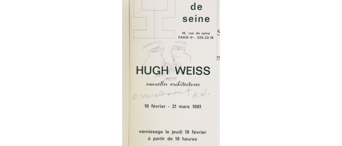WEISS : Hugh Weiss - Autographe, Edition Originale - Edition-Originale.com