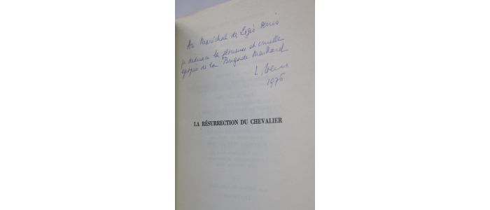 WEISS : La résurrection du chevalier - Signed book, First edition - Edition-Originale.com