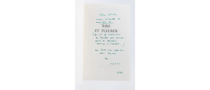WEYERGANS : Rire et Pleurer - Signed book, First edition - Edition-Originale.com