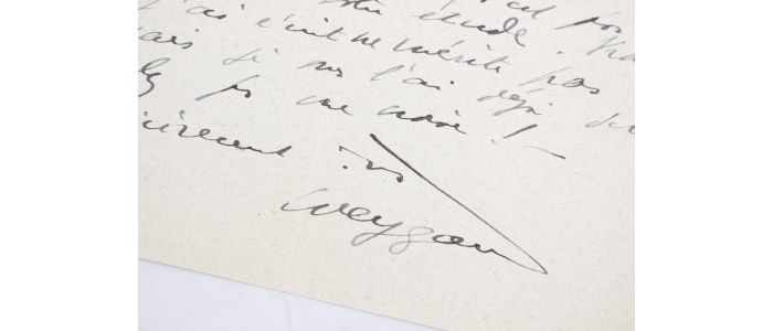 WEYGAND : Lettre autographe datée et signée à propos de ses contributions littéraires notamment liées à la récente disparition du Maréchal Foch - Autographe, Edition Originale - Edition-Originale.com