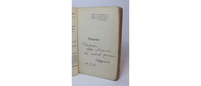WEYGAND : Turenne - Libro autografato - Edition-Originale.com