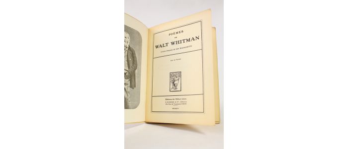 WHITMAN : Poèmes - Edition Originale - Edition-Originale.com