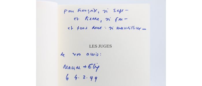 WIESEL : Les juges - Signiert, Erste Ausgabe - Edition-Originale.com