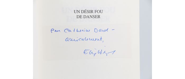 WIESEL : Un désir fou de danser - Signed book, First edition - Edition-Originale.com