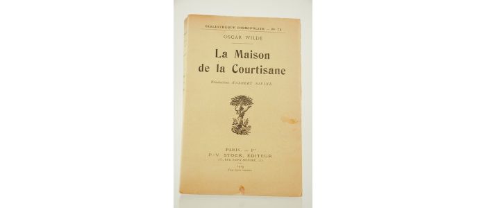 WILDE : La maison de la courtisane - Erste Ausgabe - Edition-Originale.com