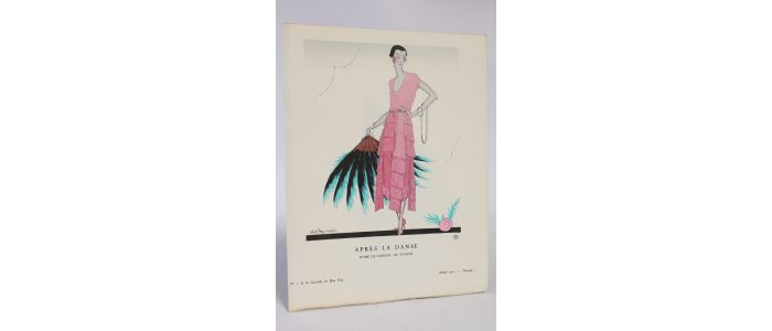 WORTH : Après la danse. Robe de dîners, de Worth (pl.7, La Gazette du Bon ton, 1921 n°1) - Prima edizione - Edition-Originale.com