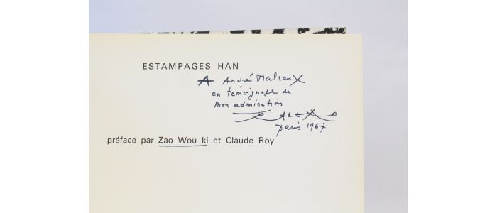 ZAO : Estampages Han - Signed book, First edition - Edition-Originale.com