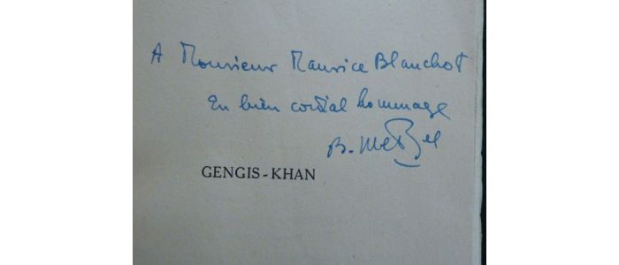 YAN : Gengis-Khan - Libro autografato, Prima edizione - Edition-Originale.com