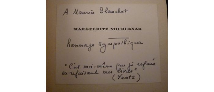 YOURCENAR : Denier du rêve - Signed book, First edition - Edition-Originale.com